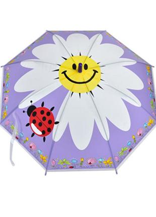 Kr парасолька дитяча сонечко mk 4804 діаметр 77 см (фіолетовий)