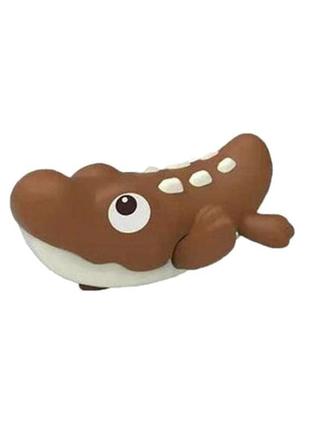 Kr іграшка для ванної 368-2, заводна 10 см (коричневий)