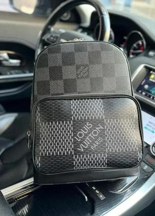 Міський унісекс рюкзак lv campus damier ebene giant