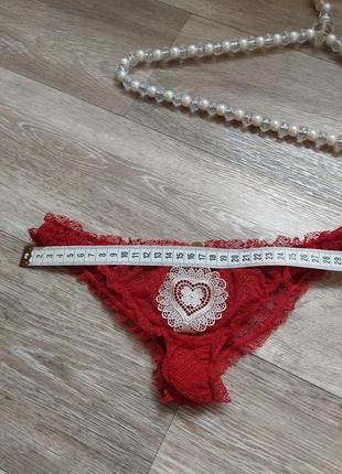Роскошные трусики стильно красные intimissimi