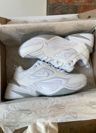 Nike m2k tekno "white"6 фото