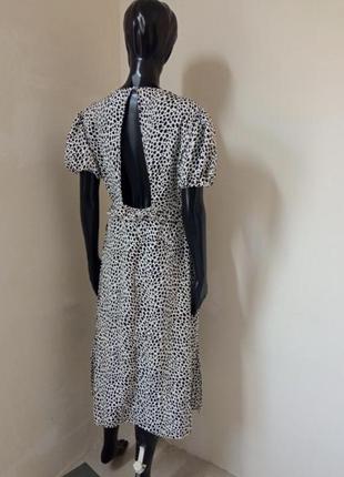 Сукня міді на ґудзиках літнє плаття ліхтарики буфи софт сарафан6 фото