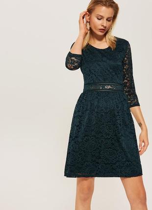 Нове мереживне зелене плаття house brand