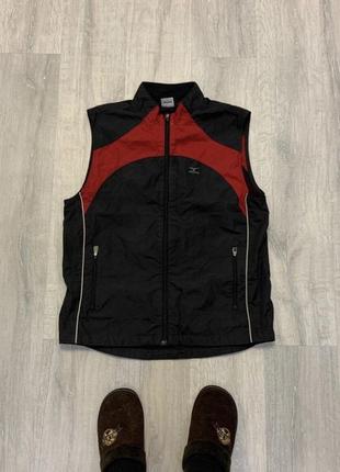 Спортивна жилетка тренувальний мізуно вінтаж нейлон mizuno vintage nylon training vest usa 90s1 фото