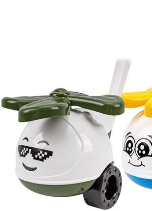 Дитяча каталка гвинтокрил на палочці 9420 технок 2 види