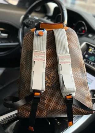 Міський унісекс рюкзак lv campus damier ebene giant6 фото