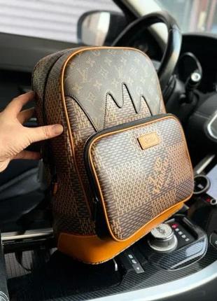 Міський унісекс рюкзак lv campus damier ebene giant2 фото