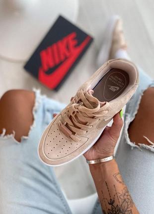 Nike air force saga beige suede 🆕 осенние кроссовки найк 🆕 купить наложенный платёж5 фото