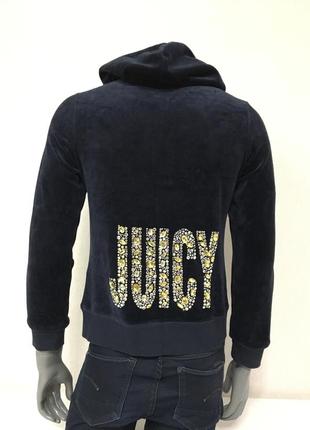 Кофта на молнии с капюшоном juicy couture