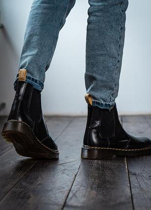 Чоловічі черевики dr.martens 1460 chelsea black4 фото