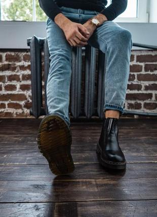 Чоловічі черевики dr.martens 1460 chelsea black7 фото