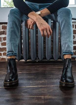 Чоловічі черевики dr.martens 1460 chelsea black9 фото
