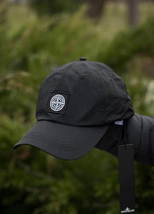 Чоловіча кепка stone island чорна