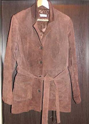 New look замшевая женская курточка кардиган m-lp