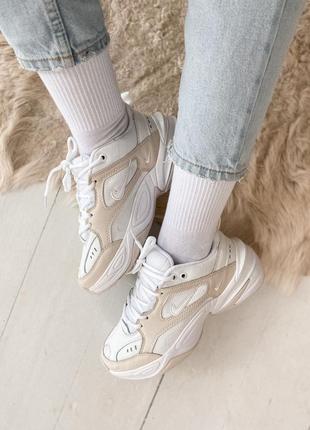 Nike mk2 tekno white/beige 🆕 жіночі кросівки найк 🆕 купити накладений платіж
