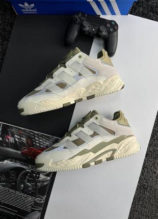 Модні кросівки adults adidas niteball круті адідас найтбол нічні мячики зелені4 фото