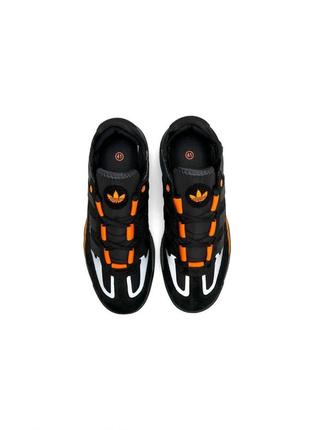 Оранжевые модные кроссовки adidas niteball крутые адидас найтбол ночные мячики2 фото