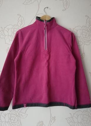 Женская спортивная двухсторонняя флисовая кофта