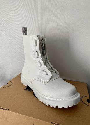 Dr. martens 1460 white lux черевики жіночі мартенси