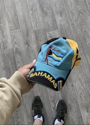 Багамы спортивная кепка национальная команда bahamas national team football cap soocer hat2 фото