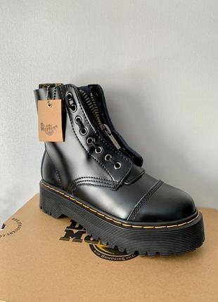 Dr. martens jadon black zip🆕 осенние ботинки мартинс 🆕 купить наложенный платёж3 фото