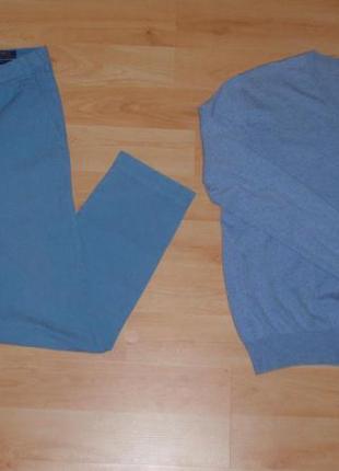 Комплект Jack & Jones штани/чіноси+кофта/ светр l-xl klein ck ea7