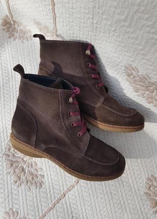 Замшевые стильные качественные ботинки bama5 фото