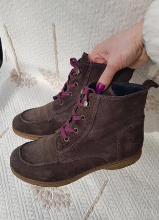 Замшевые стильные качественные ботинки bama1 фото