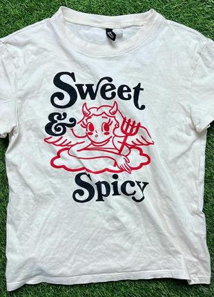 ✖️футболка sweet &amp;spicy (xs)