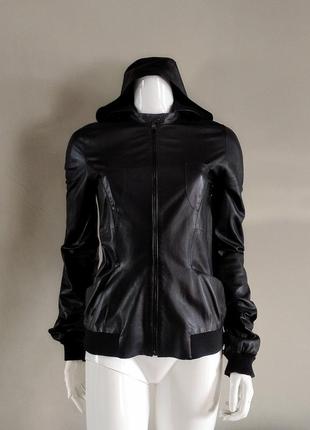 Jean claude jitrois куртка-бомбер шкіра оригінал owens acne margiela gaultier mugler