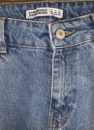 Классные джинсы от zara 🌷denim высокая посадка6 фото