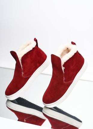 Женские замшевые ботинки, разные цвета2 фото