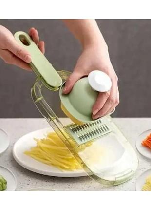 Овощерезка слайсер multifunctional vegetable cutter с контейнером 4 в 17 фото