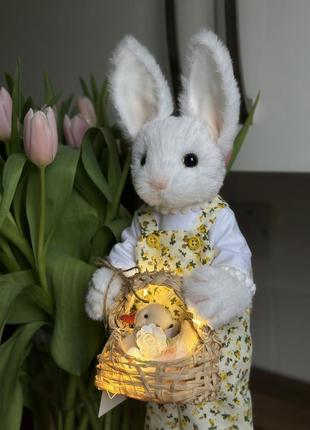 Пасхальный декор заяц кролик к крупнокоду4 фото