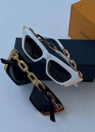Сонцезахисні окуляри в стилі louis vuitton2 фото