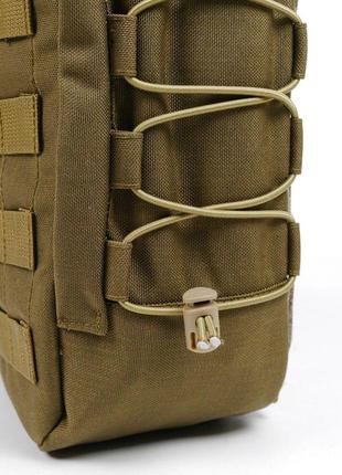 Тактичний рюкзак на велкро панелі, 20 літрів. койот3 фото