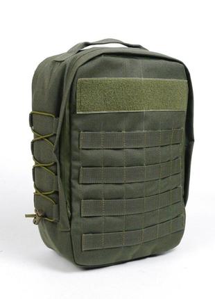 Тактичний рюкзак на велкро панелі, 20 літрів. олива3 фото