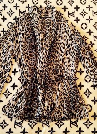 Elietahari. шикарная кофта на запах. р-р l.