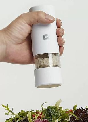 Подрібнювач спецій електричний xiaomi huohou electric grinder white2 фото