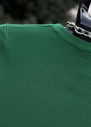 Яркая стильная женская кофта блуза зеленая травяная6 фото