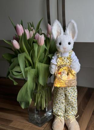 Пасхальный декор заяц кролик к крупнокоду5 фото