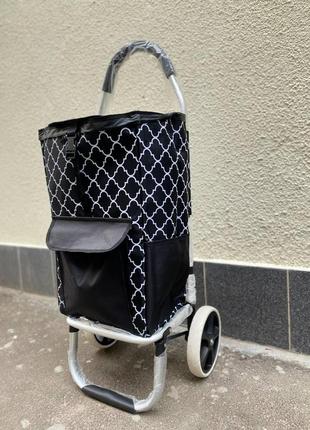 Инновационная раскладная сумка-тележка - кравчучка на колесах 94 см