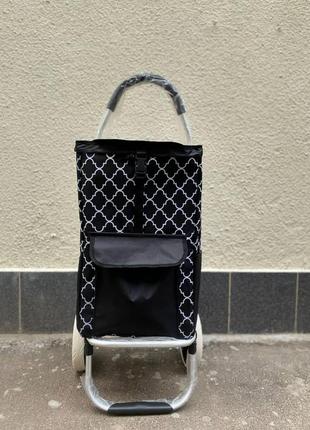 Инновационная раскладная сумка-тележка - кравчучка на колесах 94 см