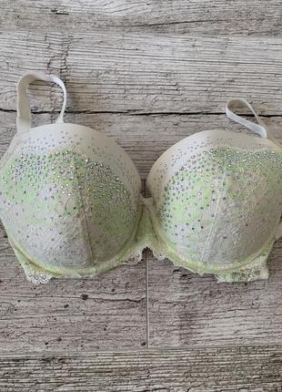 Victoria's secrett~ ангелы мечты ~ бюстгальтер-пуш-ап, бриллиант, зеленый