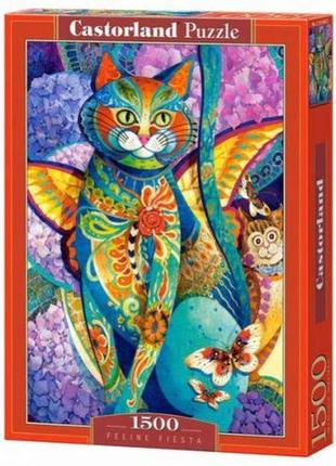 Пазлы "кот художника", 1500 эл от egorka