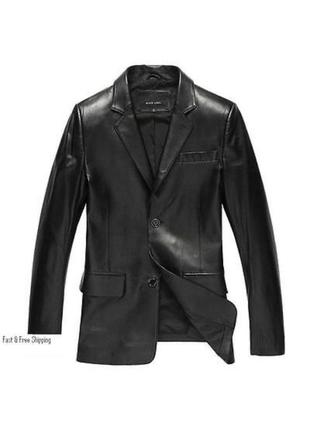 Блейзер кожаный мужской премиум бренд германии jakes размер 48