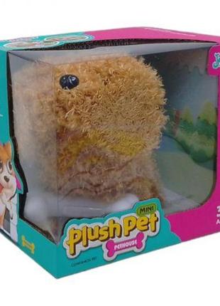 Интерактивная собачка "plush pet" (коричневая) от polinatoys1 фото