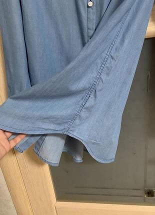 Стильное джинсовое платье-рубашка, jeans & clothes, размер м/л/хл6 фото