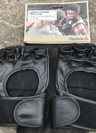 Рукавички reebok combat leather mma5 фото