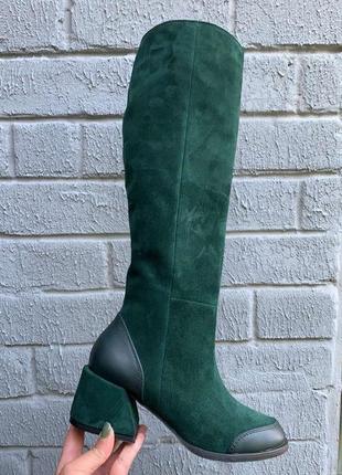 Чоботи натуральна замша